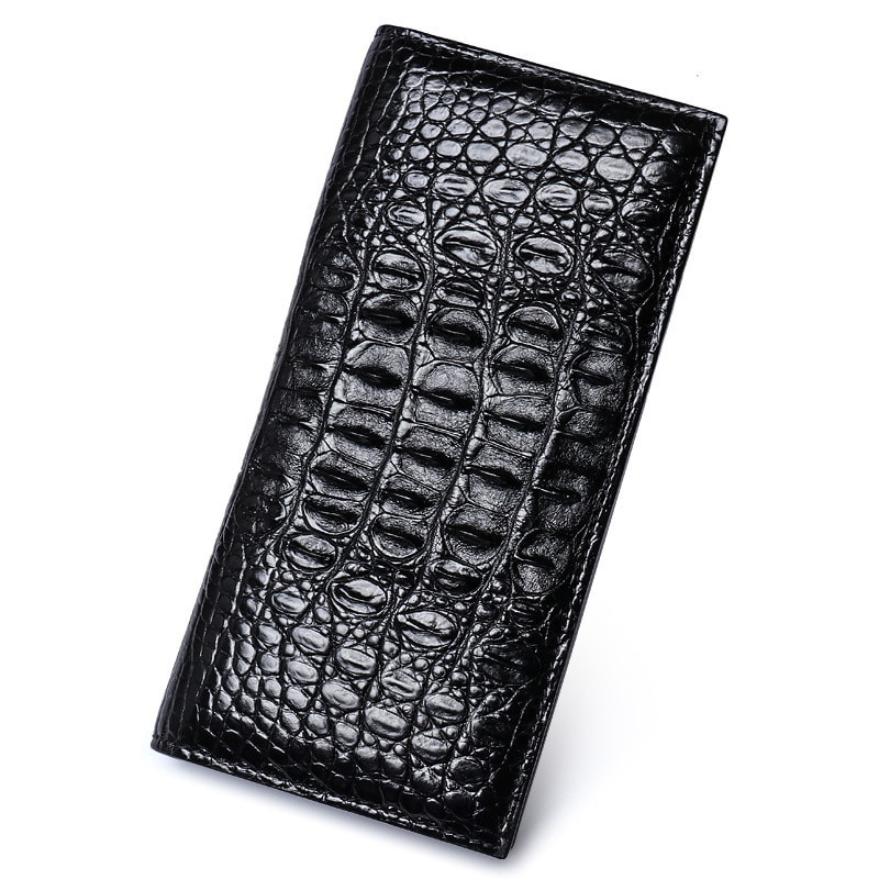 Men's crocodile skin leather wallet, casual luxury. 2008-2