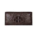 Men's crocodile-leather wallet, casual luxury. 2008-3 brown