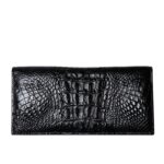 Men's crocodile skin leather wallet, casual luxury. 2008 back