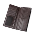 Men's crocodile skin leather wallet, casual luxury. 2008 interior