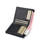 Men's crocodile leather wallet, luxury men's, business. 2009-5 interior