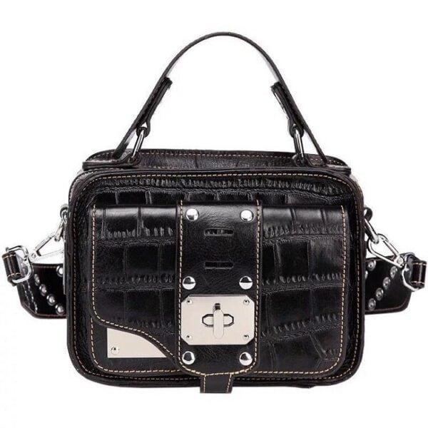 Sac à main cuir femmes, sac à bandoulière, style sauvage. A908