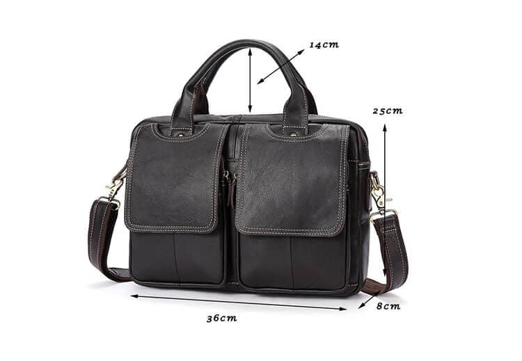 Sac cuir homme, sac à main de voyage 8002 demo tailles