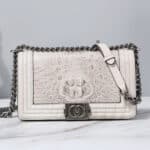 Women's Crocodile skin leather Bag with Classic Chain Shoulder Strap G1182-1
