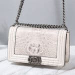 Women's Crocodile skin leather Bag with Classic Chain Shoulder Strap G1182-4