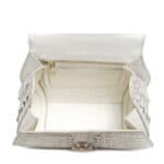 Women's crocodile-skin bag, 2022 designer bag, luxury bag. G1089-02