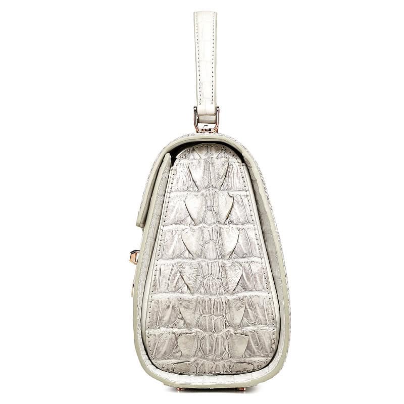 Women's crocodile-skin bag, 2022 designer bag, luxury bag. G1089-03