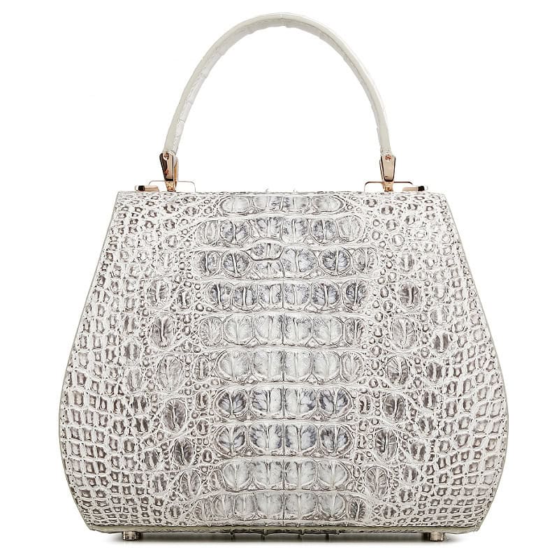 Women's crocodile-skin bag, 2022 designer bag, luxury bag. G1089-04