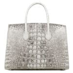 Women's Crocodileskin leather Handbag, Luxury Designer Bag. G1085-3