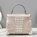 Women's crocodile skin leather handbag, luxury brand, G1181-1