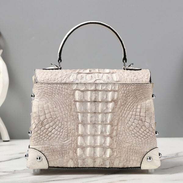 Women's crocodile skin leather handbag, luxury brand, G1181-1