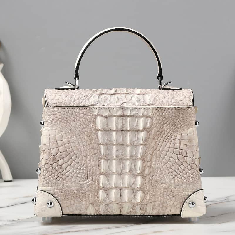 Women's crocodile skin leather handbag, luxury brand, G1181-1