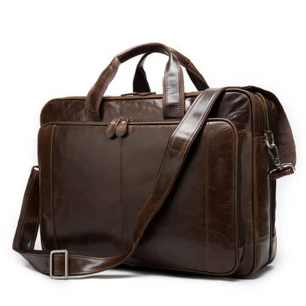 Sac en cuir homme, grande capacité, résistant à l'usure 8920-2
