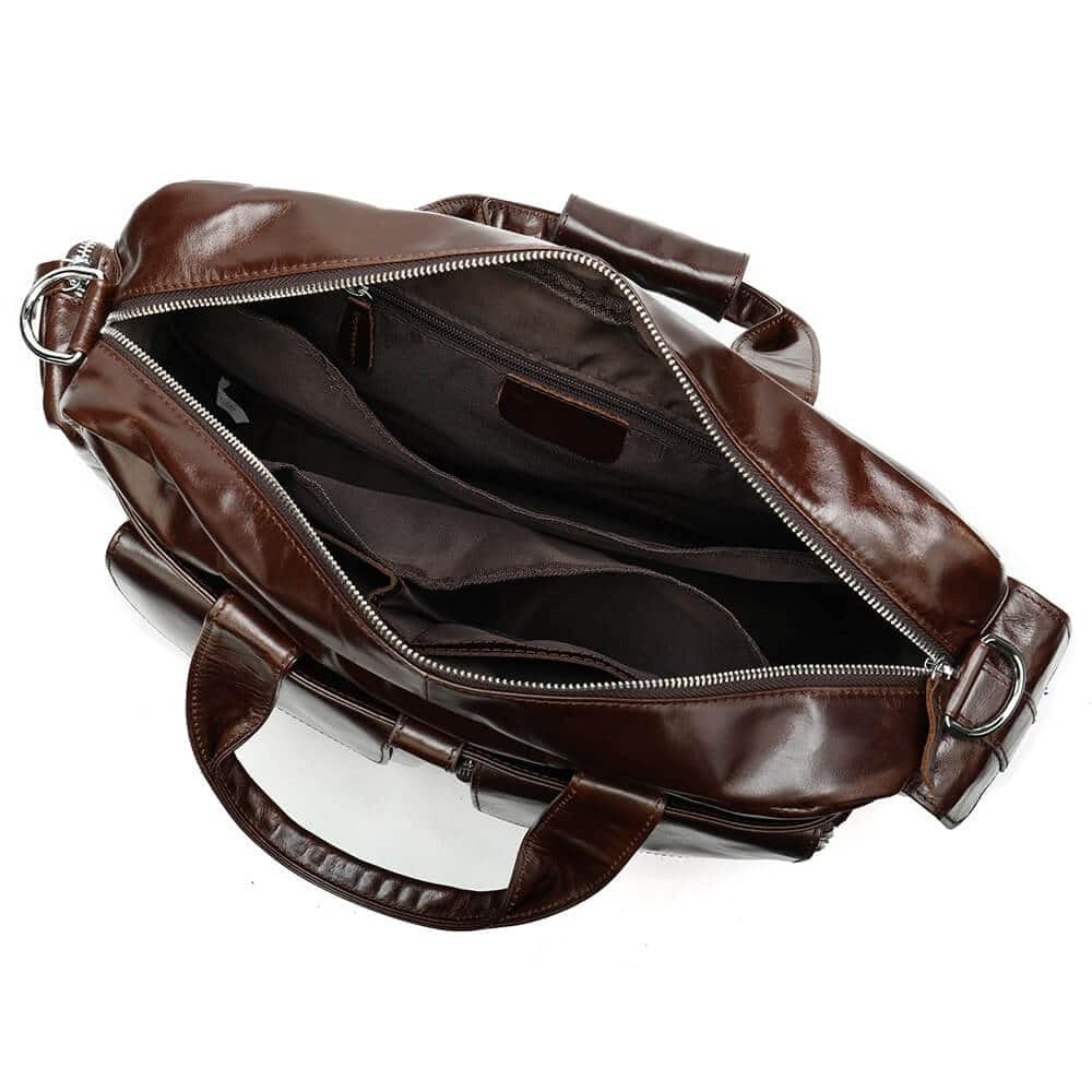 Sac en cuir homme, grande capacité, résistant à l'usure 8920-5