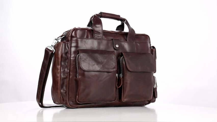 Sac en cuir homme, grande capacité, résistant à l'usure 8920-8