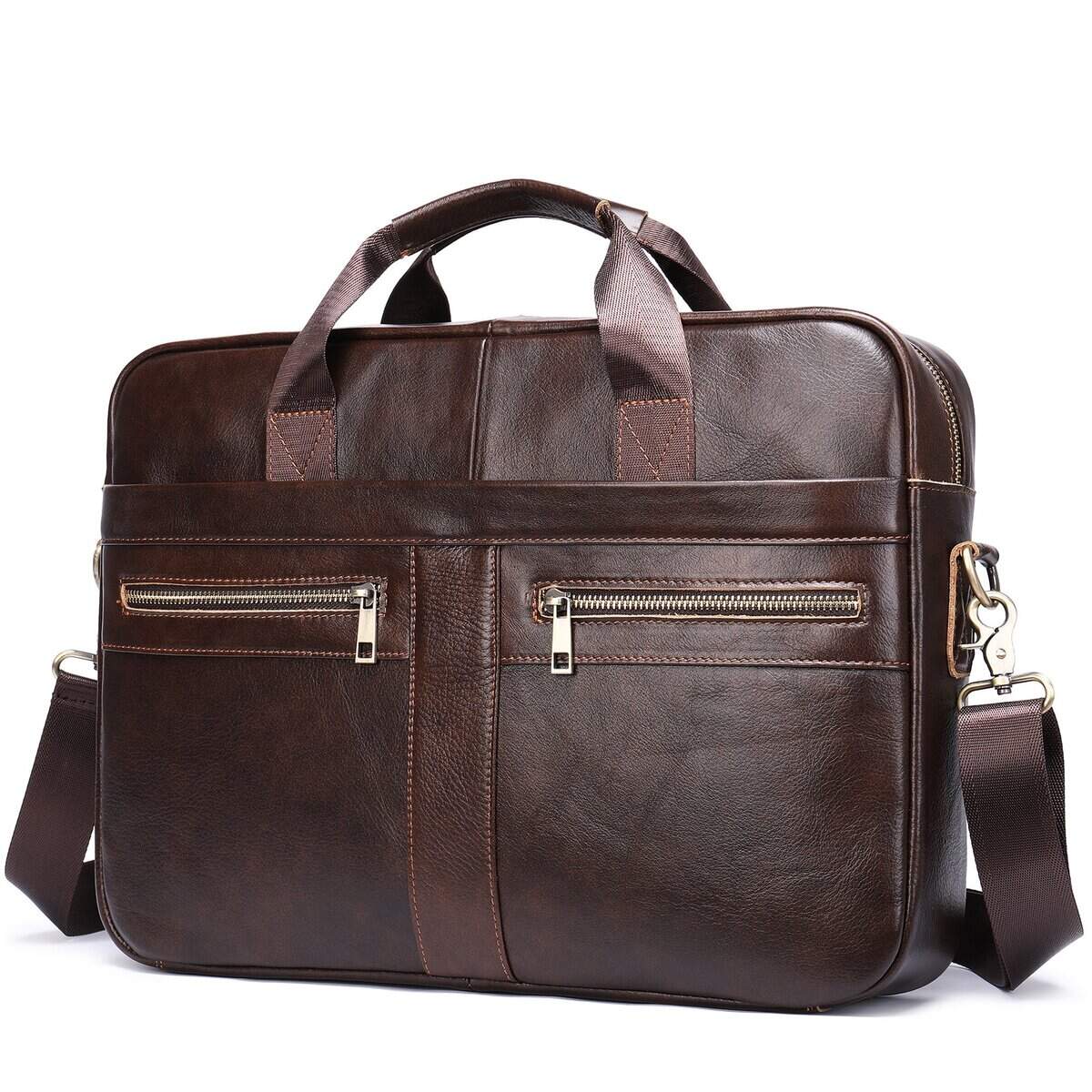 Sac en cuir hommes, sac d'ordinateur. porte-documents pour hommes 2019A-1