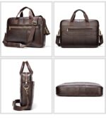 Sac en cuir hommes, sac d'ordinateur. porte-documents pour hommes 2019A-2