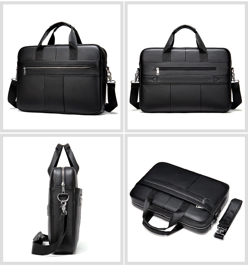 Sac en cuir hommes, sac d'ordinateur. porte-documents pour hommes 2019A-3