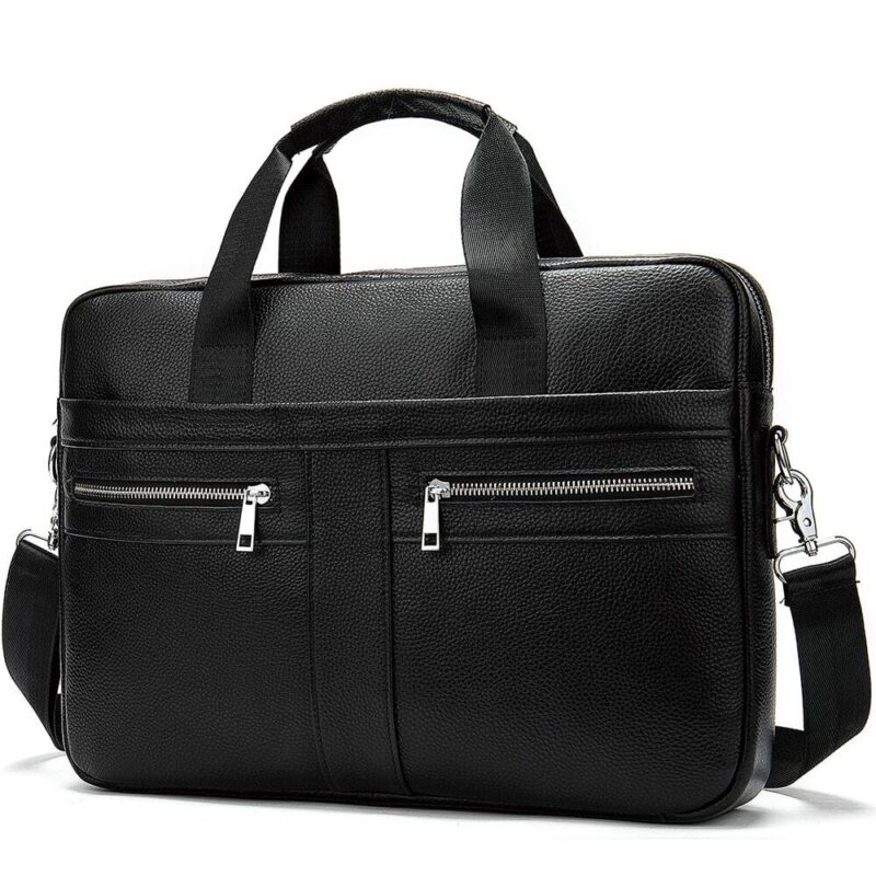 Sac en cuir hommes, sac d'ordinateur. porte-documents pour hommes 2019A-4
