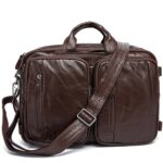 Sac homme cuir, cuir de vache rétro multifonctionnel 432-demo 6