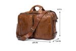 Sac homme cuir, cuir de vache rétro multifonctionnel 432-demo tailles