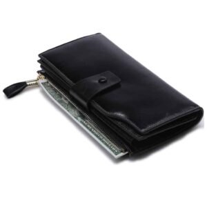 Portefeuille cuir homme, RFID antimagnétique, multi-cartes en cuir de vache.8236-1