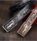 ceinture-en-cuir-de-crocodile-homme-haut-de-gamme-luxe-pour-homme. pd129-7