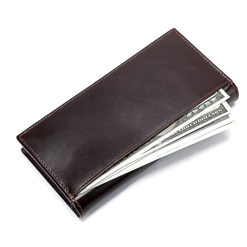 Portefeuille cuir homme, affaires, paquet de cartes, multifonction.8011-2