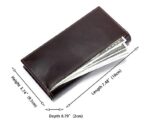 Portefeuille cuir homme, affaires, paquet de cartes, multifonction.8011-24