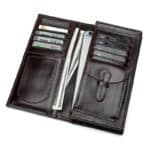 Portefeuille cuir homme, affaires, paquet de cartes, multifonction.8011-3