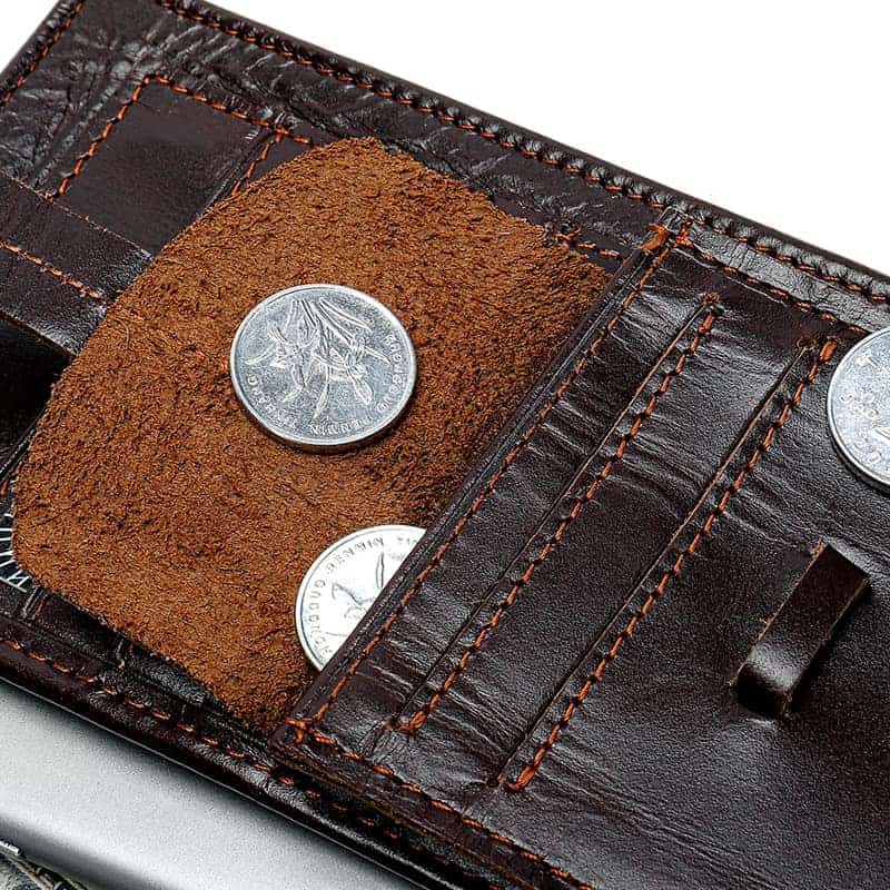 Portefeuille cuir homme, affaires, paquet de cartes, multifonction.8011-4