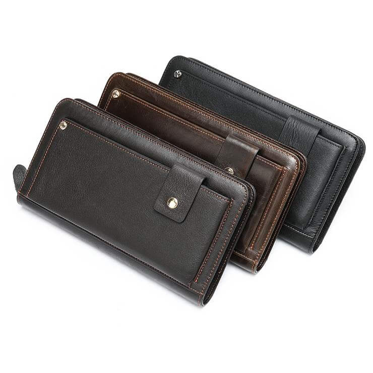 Portefeuille cuir homme, portefeuille de luxe, portefeuille rétro multi-cartes.-8 coffee.jpg