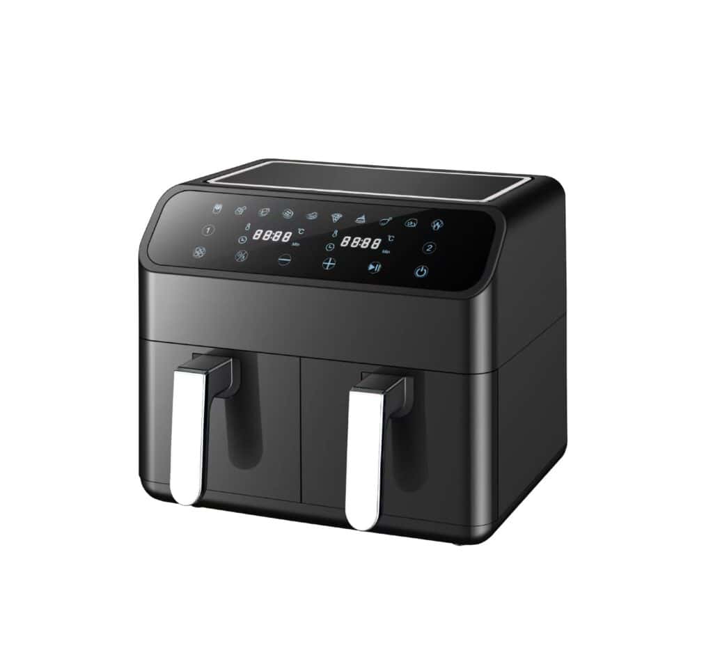 Friteuse à air à double pot en acier inoxydable DH-901A (3)