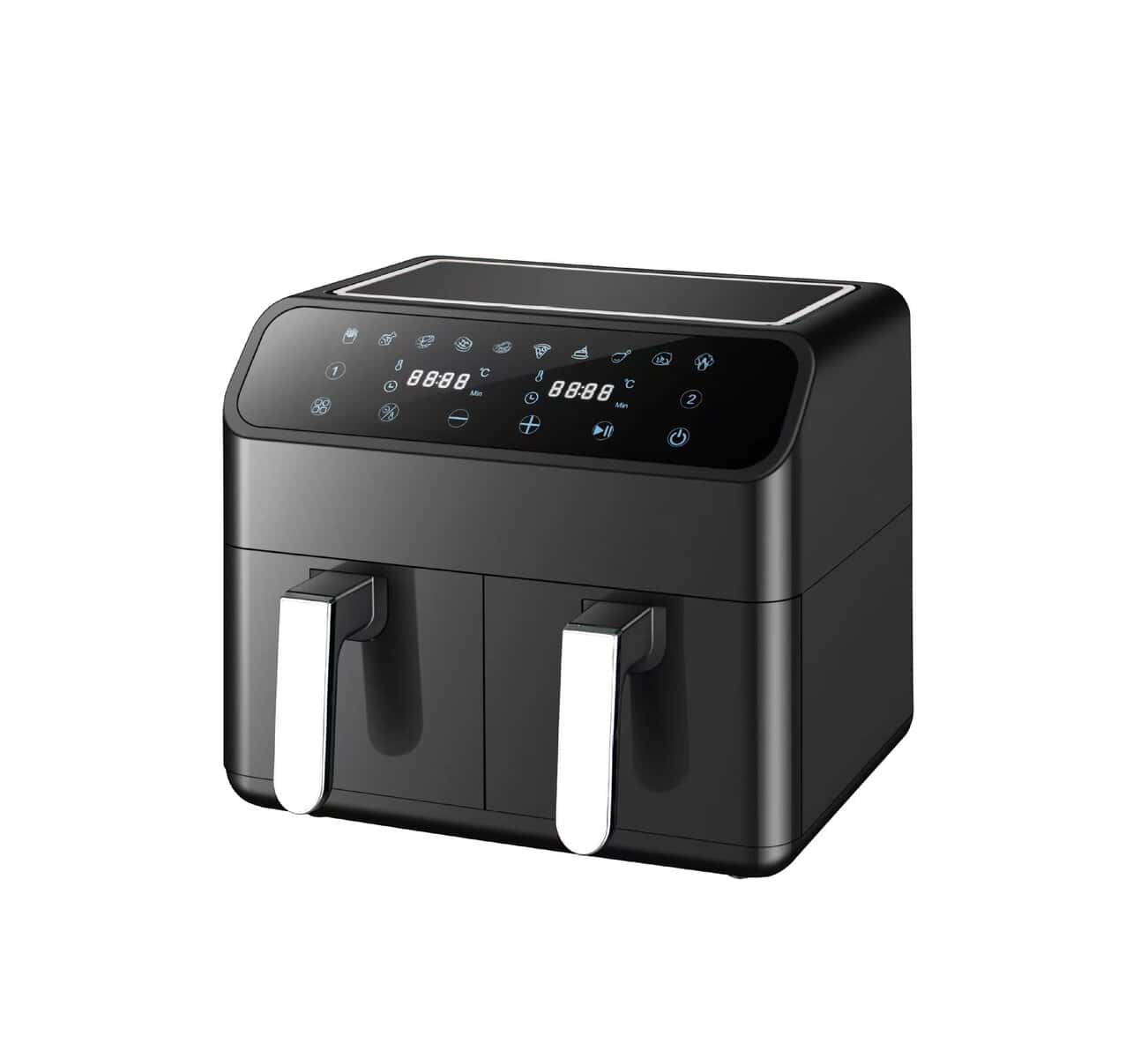Friteuse à air à double pot en acier inoxydable DH-901A (3)