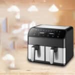 Friteuse à air à double pot en acier inoxydable DH-901A (4)