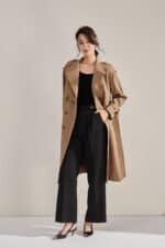 Manteau coupe-vent mi-longue double boutonnage 18213 demo 020