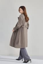 Manteau coupe-vent mi-longue double boutonnage 18213 demo 027