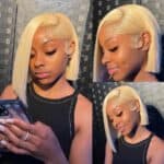 Perruque Lace Front Wig 13x4, blond clair LS-DF001-1