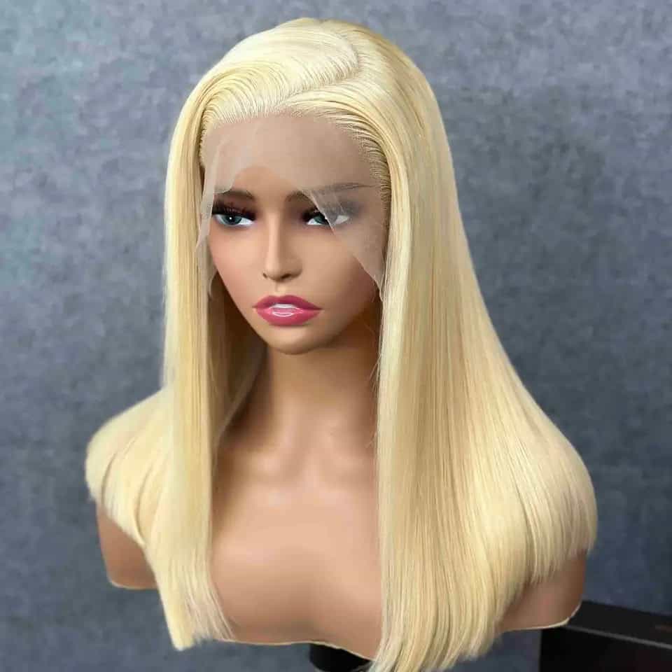 Perruque Lace Front Wig 13x4, blond clair LS-DF001