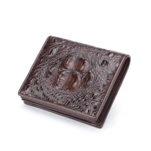 Porte-monnaie en cuir de crocodile