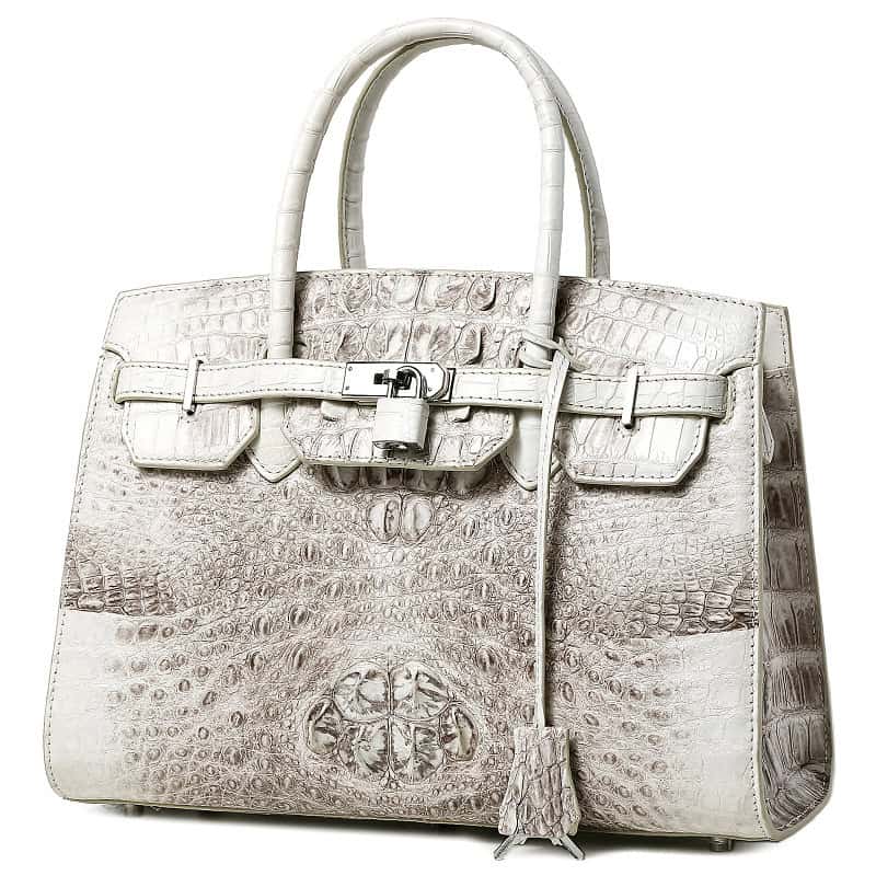 Women's Crocodile skin leather Handbag - Luxury Designer Bag - G1085_CATEGORY