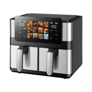 Friteuse à air chaud double cuve en acier, 8 L DH-905A aciver