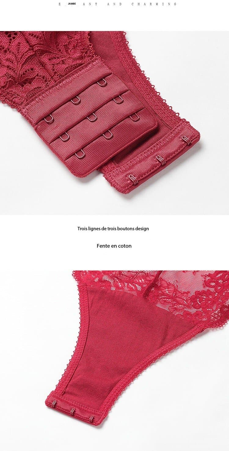 French-style sheer lace sexy bodysuit L21838 Demo 04