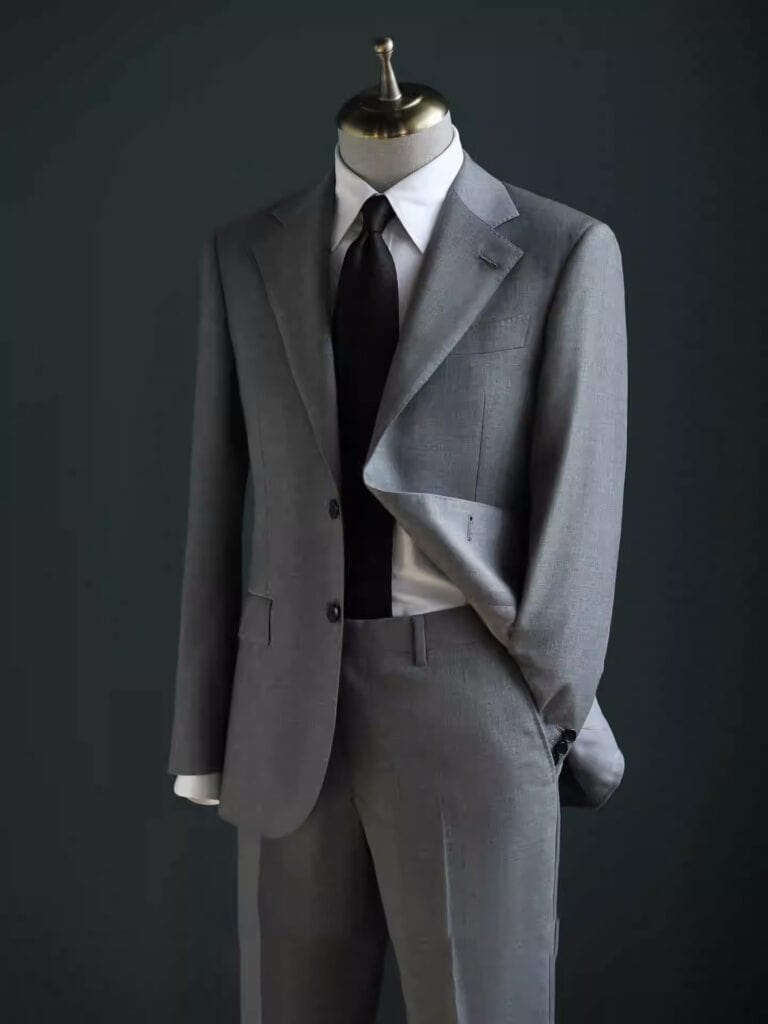 Costume 100% laine, haut de gamme, semi-entoilée M2130