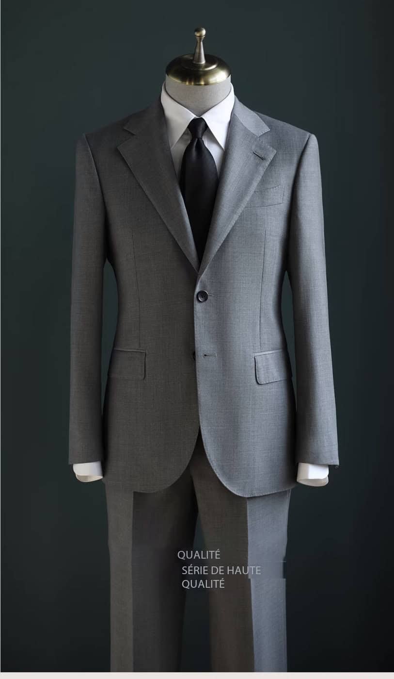 100% wool, high-end, semi-fused suit M2130 Demo 01