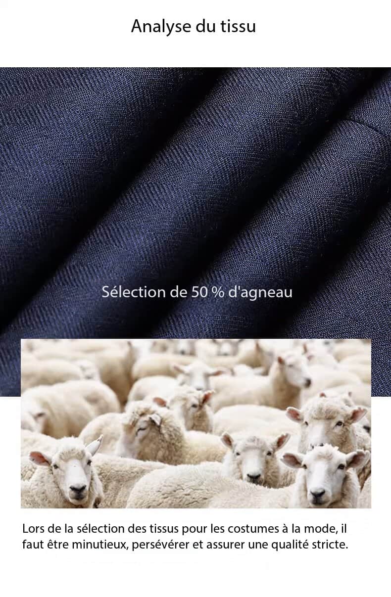 High-Quality Fine Wool Men's Suit DYH8505 dEMO 010