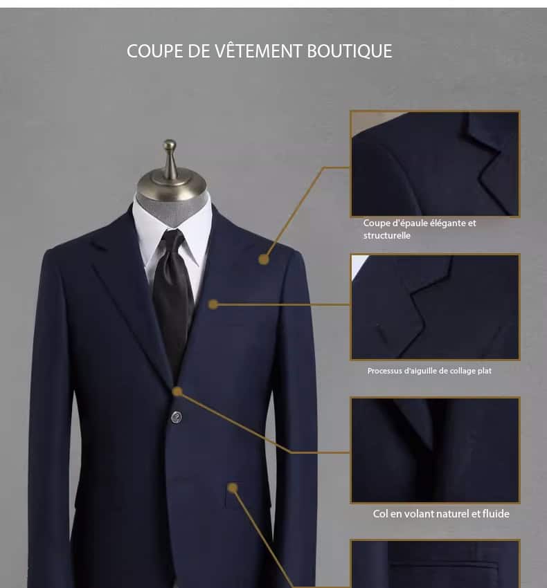 High-Quality Fine Wool Men's Suit DYH8505 dEMO 04