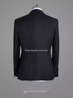 Costume homme laine, bleu marine décontracté XTA612-03