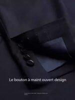 Costume homme laine, bleu marine décontracté XTA612-04