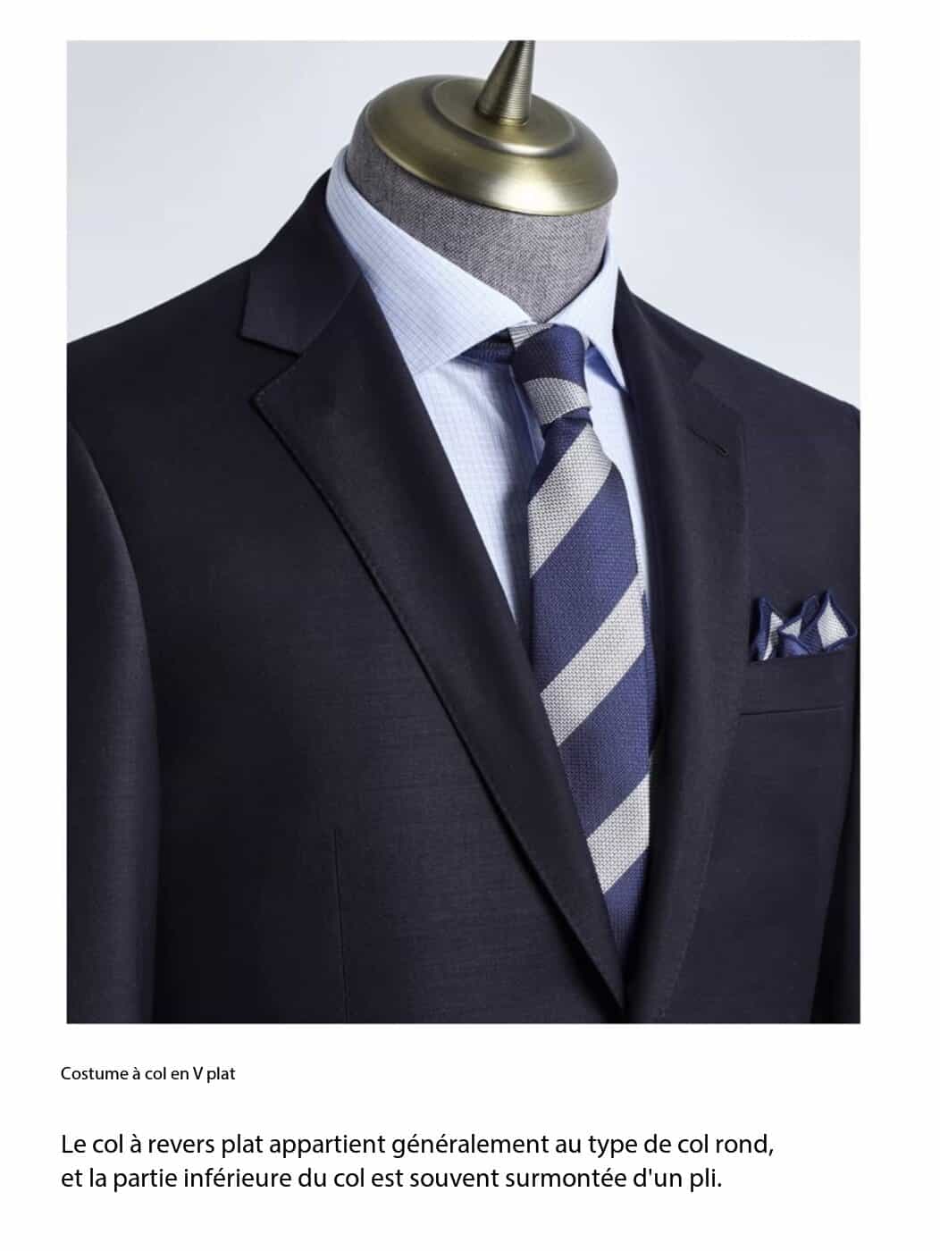 Men's Wool Suit, Casual Navy Blue XTA612 Demo 04